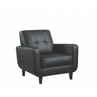 Gavin - Fauteuil noir transitionnel
