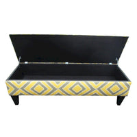 Brooke Nouvea banc-coffre design capitonné à 10 boutons