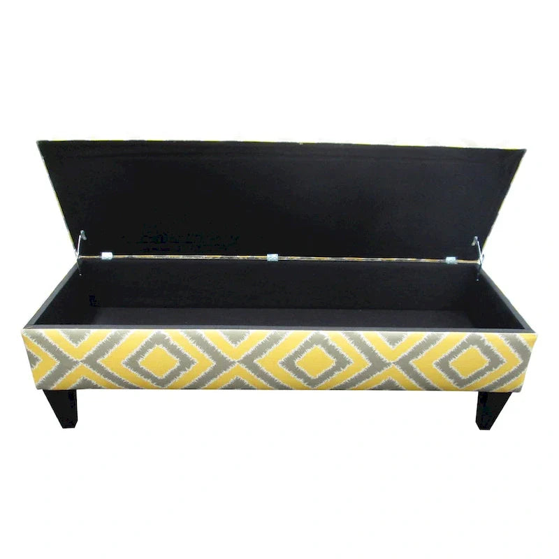 Brooke Nouvea banc-coffre design capitonné à 10 boutons