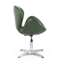 Manhattan Comfort - Fauteuil pivotant réglable chromé (lot de 2)