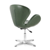 Manhattan Comfort - Fauteuil pivotant réglable chromé (lot de 2)