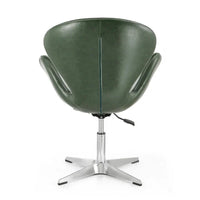 Manhattan Comfort - Fauteuil pivotant réglable chromé (lot de 2)
