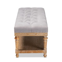 The Gray Barn Windy Ridge banc de rangement moderne et rustique
