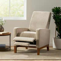 Fauteuil Inclinable à Dossier Poussé Rembourré Kalstrom par Christopher Knight Home