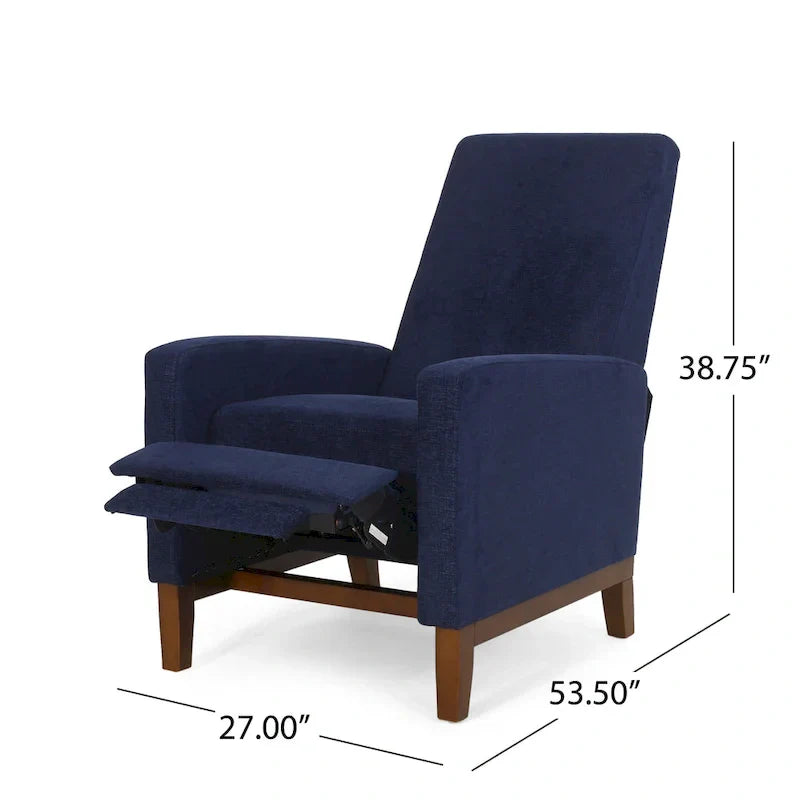 Fauteuil Inclinable à Dossier Poussé Rembourré Kalstrom par Christopher Knight Home