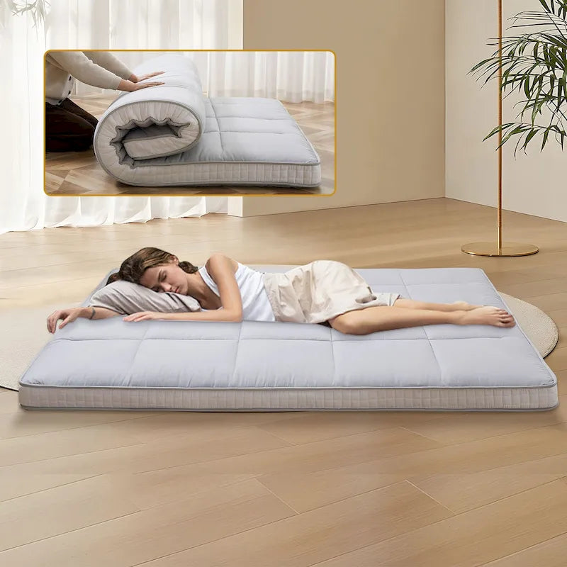 Matelas Futon Japonais Enroulable de Sol DoCred avec Sac de Rangement
