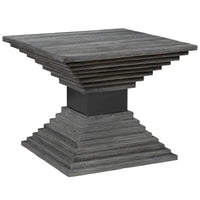 Table d'appoint géométrique en bois Uttermost Andes - 22 L X 18 H X 22 P (po)