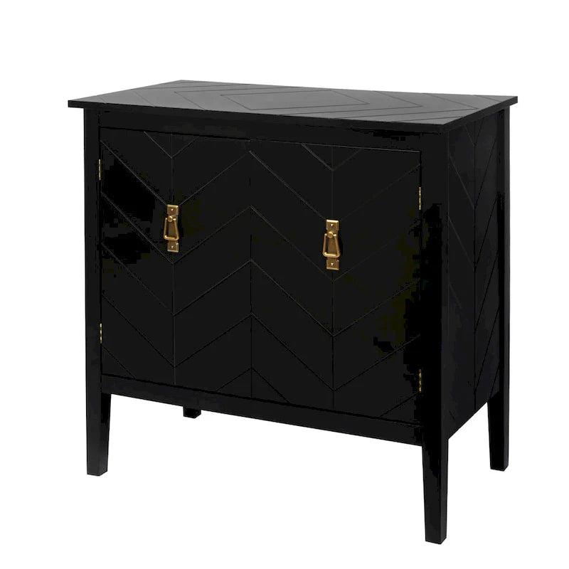 Armoires en bois à 2 portes, buffet en bois de style vintage