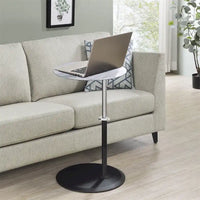 Table d'appoint avec plateau en marbre réglable en hauteur