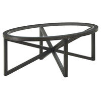 Table basse moderne et simple en verre, table basse en verre trempé