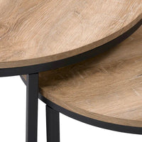 Lot de 2 tables basses gigognes