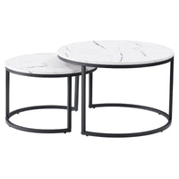 Lot de 2 tables basses gigognes