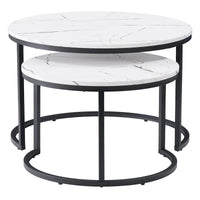 Lot de 2 tables basses gigognes