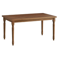 Ensemble de salle à manger 5 pièces Simple Living en bois brûlé