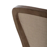 Chaise d'appoint à dossier capitonné rembourrée style ferme Americana (lot de 2)