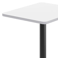 Plateau de table rectangulaire stratifié 24 x 30 avec base de table hauteur 22 x 22 - 24L x 30P x 31,125H