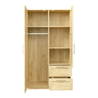 Armoire haute 70.87 pouces avec 2 portes, 2 tiroirs et 5 espaces de rangement