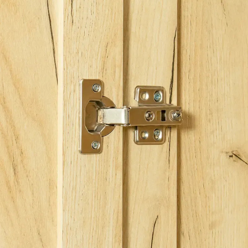 Armoire haute 70.87 pouces avec 2 portes, 2 tiroirs et 5 espaces de rangement