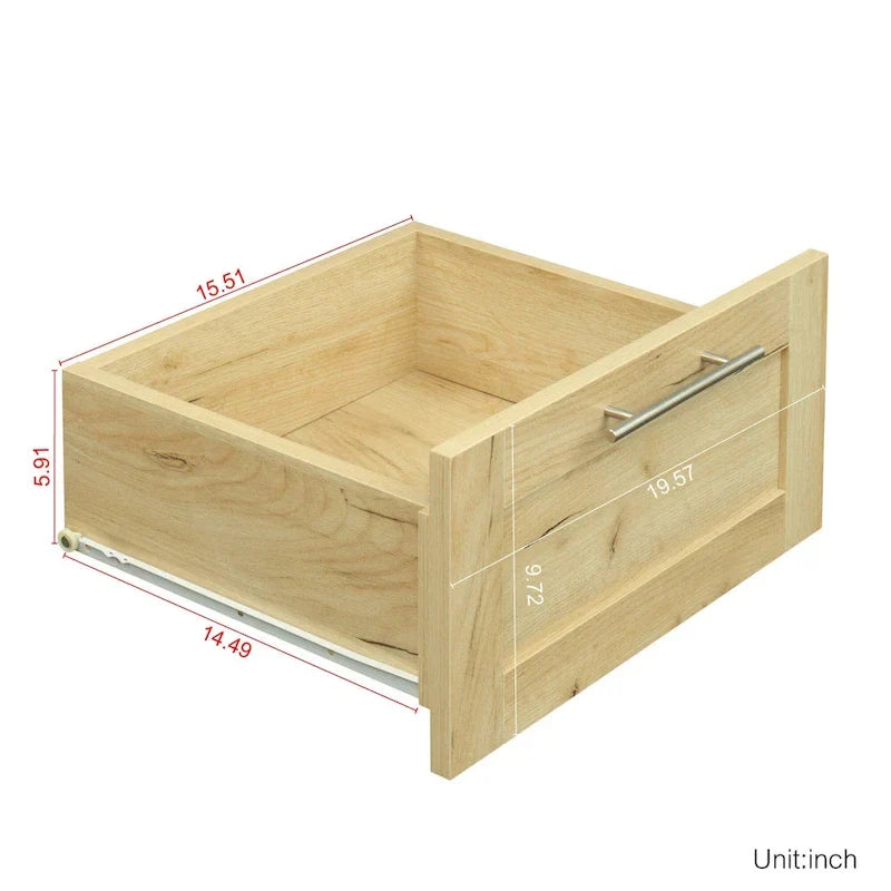Armoire haute 70.87 pouces avec 2 portes, 2 tiroirs et 5 espaces de rangement