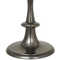 Table d'appoint en métal tourné en aluminium - Noir - Roche River Decor - 18L x 18L x 23H