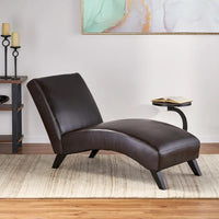 Méridienne en cuir Finlay par Christopher Knight Home