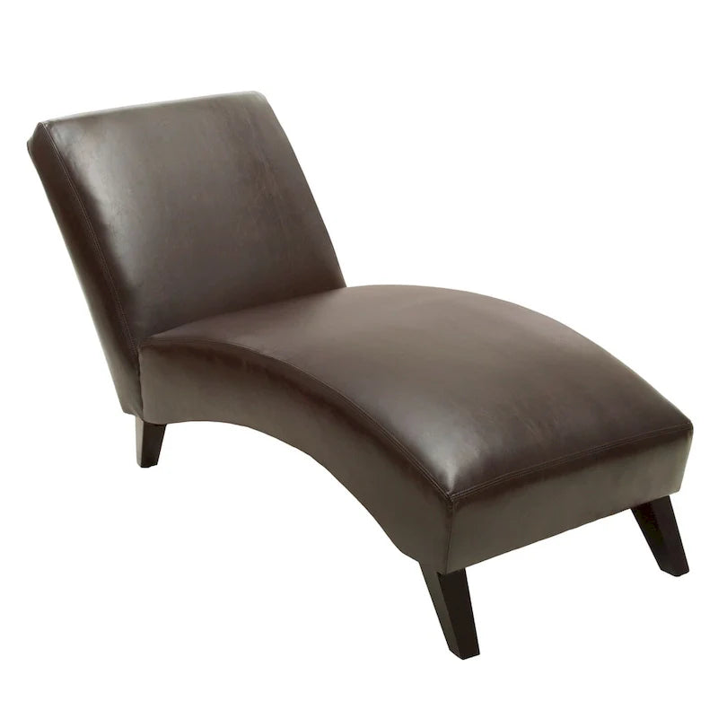 Méridienne en cuir Finlay par Christopher Knight Home
