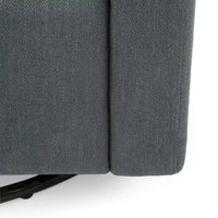 Fauteuil Inclinable Pivotant Rembourré Contemporain Hounker par Christopher Knight Home