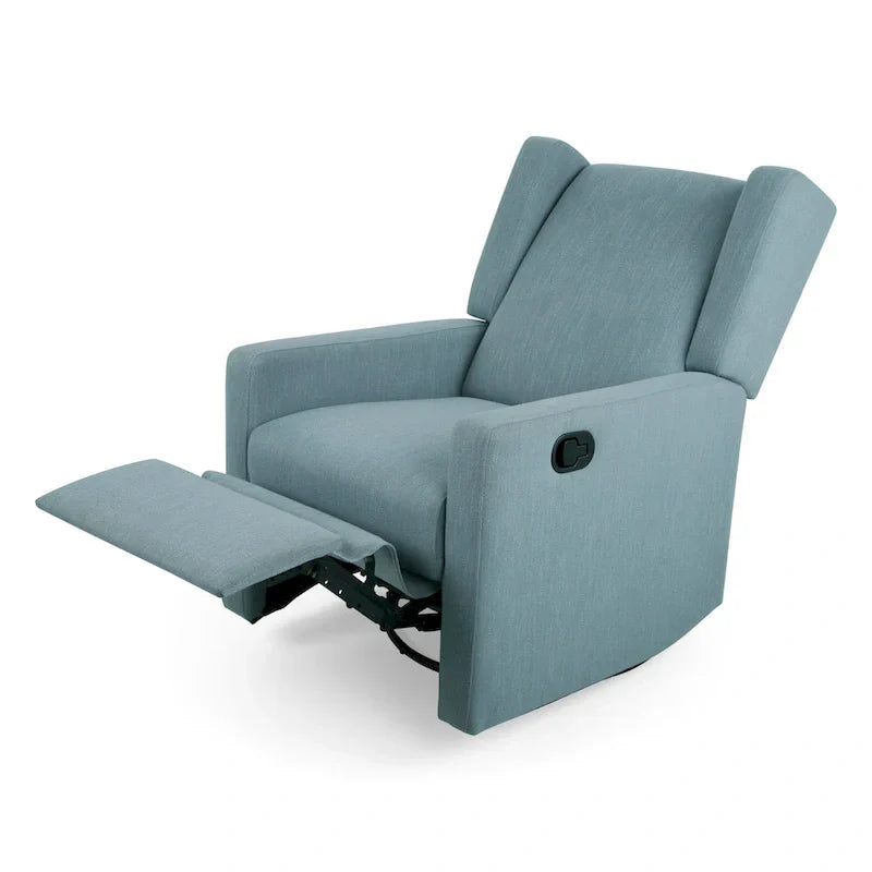 Fauteuil Inclinable Pivotant Rembourré Contemporain Hounker par Christopher Knight Home