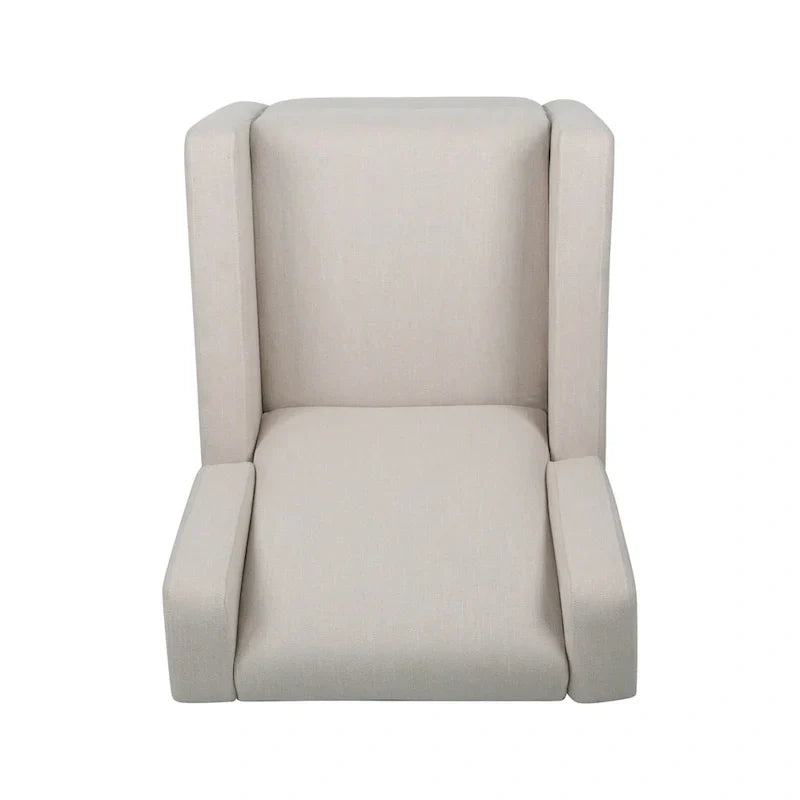 Fauteuil Inclinable Pivotant Rembourré Contemporain Hounker par Christopher Knight Home