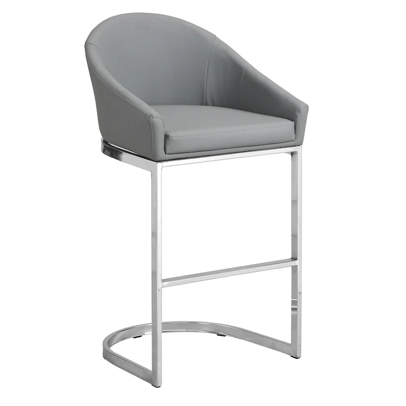 Tabouret de comptoir rembourré Siena 26 pouces