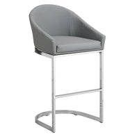 Tabouret de comptoir rembourré Siena 26 pouces