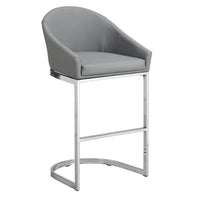 Tabouret de comptoir rembourré Siena 26 pouces