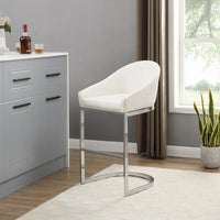 Tabouret de comptoir rembourré Siena 26 pouces