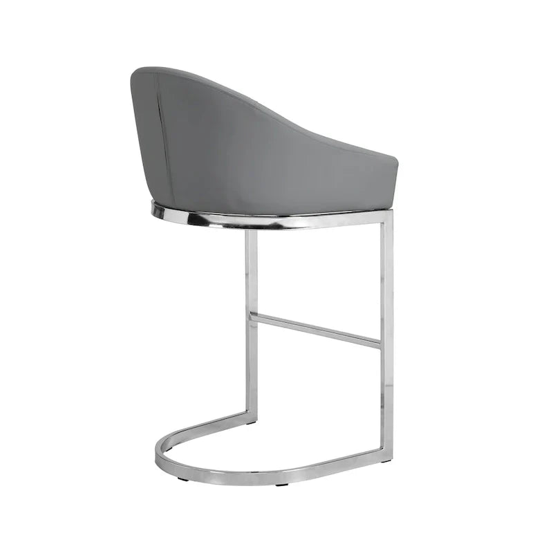 Tabouret de comptoir rembourré Siena 26 pouces