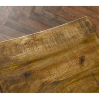 Tabouret sans dossier en bois et fer Jarrell de Carbon Loft