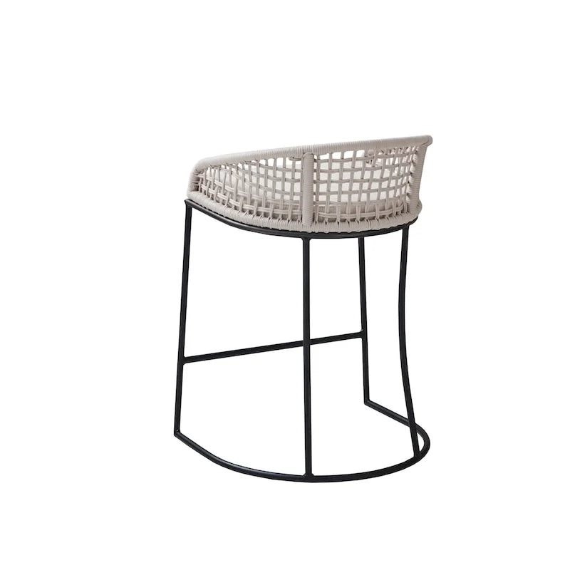 Madison Park Carmel Tabouret de comptoir tressé 25
