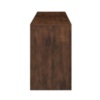 Console meuble TV Bridgevine Home Sausalito 72 pouces pour TV jusqu'à 85 pouces, sans assemblage requis, finition whiskey
