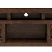Console meuble TV Bridgevine Home Sausalito 72 pouces pour TV jusqu'à 85 pouces, sans assemblage requis, finition whiskey