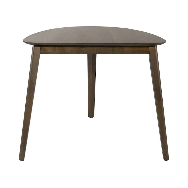 Ensemble de table triangulaire 4 pièces Space Savers noyer satiné