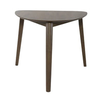Ensemble de table triangulaire 4 pièces Space Savers noyer satiné