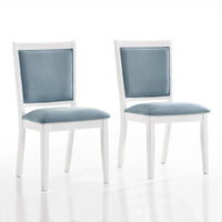 Ensemble de salle à manger luxueux 7 pièces à bandes diamant en cristal CraftPorch