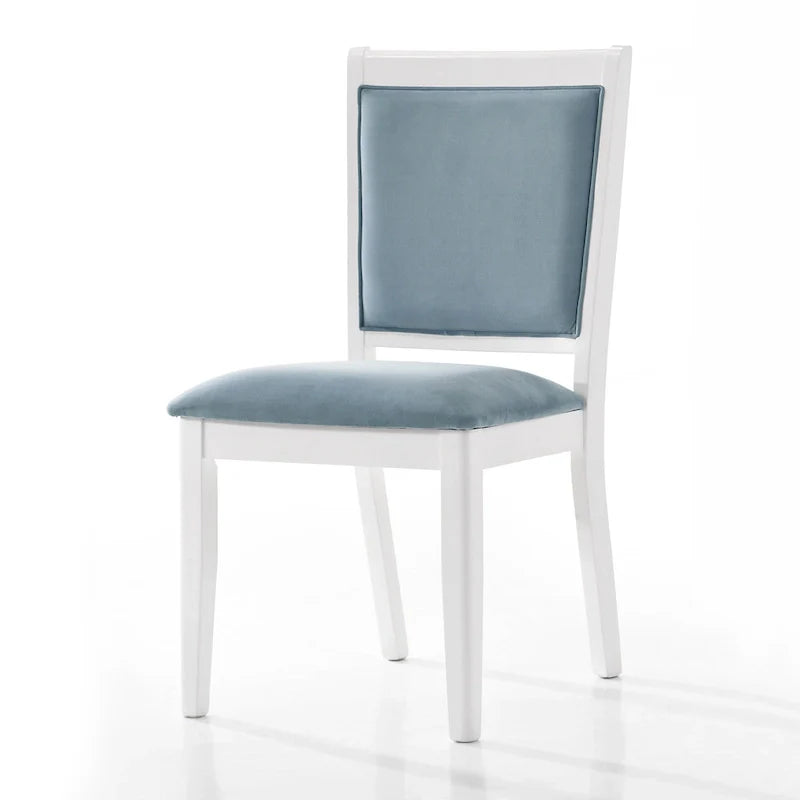 Ensemble de salle à manger luxueux 7 pièces à bandes diamant en cristal CraftPorch