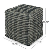 Pouffe cube en tissu bohème Wallsburg de Christopher Knight Home