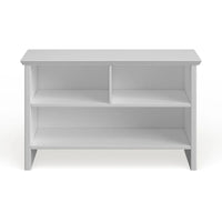 Banc à chaussures Candace en bois blanc Porch & Den