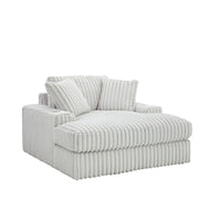 Méridienne Surdimensionnée Roundhill Furniture Azulu, avec Porte-Gobelets et Chargement USB