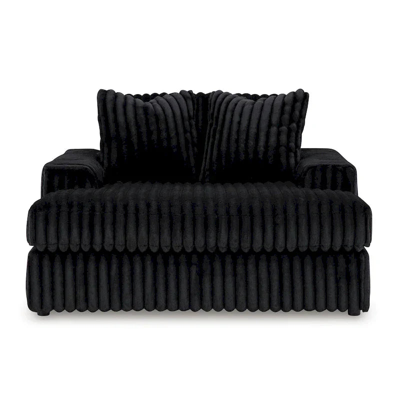 Méridienne Surdimensionnée Roundhill Furniture Azulu, avec Porte-Gobelets et Chargement USB