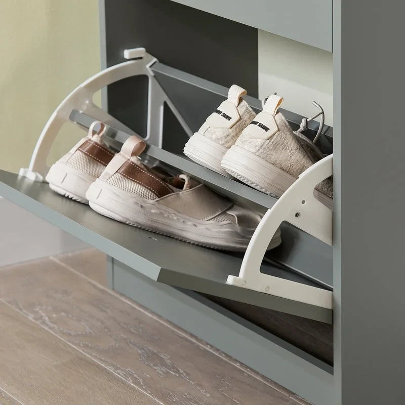 SoBuy FSR94-W, Meuble à Chaussures Commode de Rangement à 3 Tiroirs Étagère à Chaussures