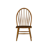 Chaise d'appoint The Gray Barn Hearthstone Ridge tabac à dossier Windsor (lot de 2)