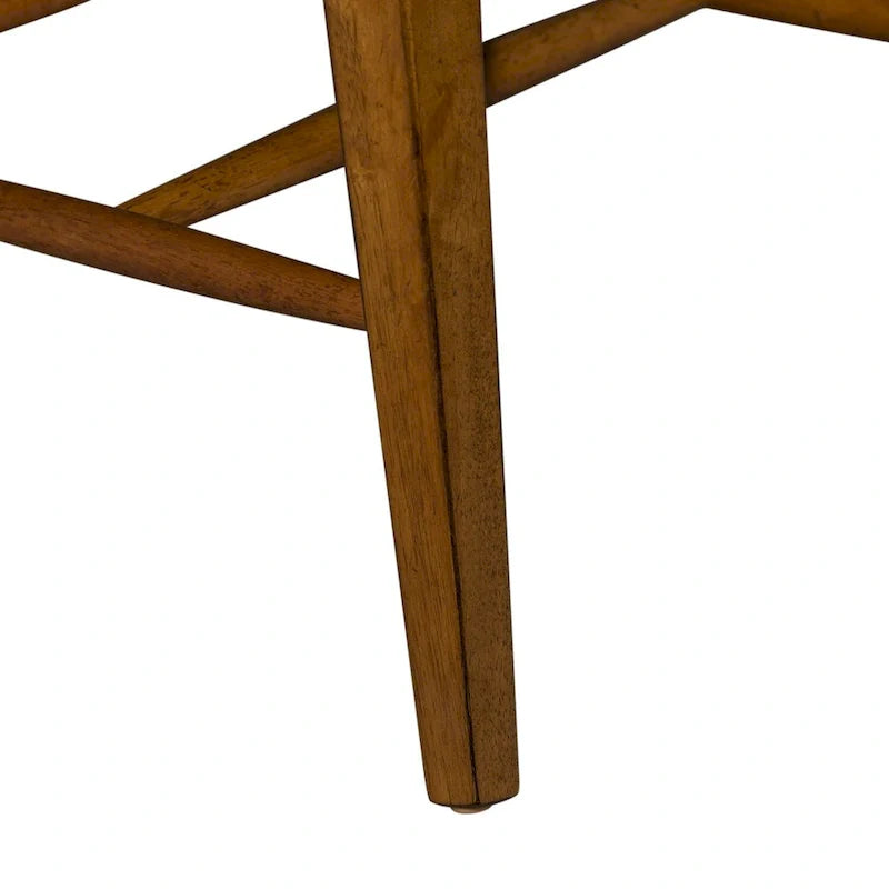 Chaise d'appoint The Gray Barn Hearthstone Ridge tabac à dossier Windsor (lot de 2)