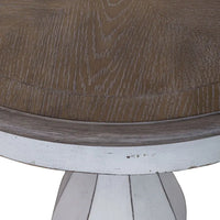 Table d'appoint ronde Magnolia Manor blanc antique